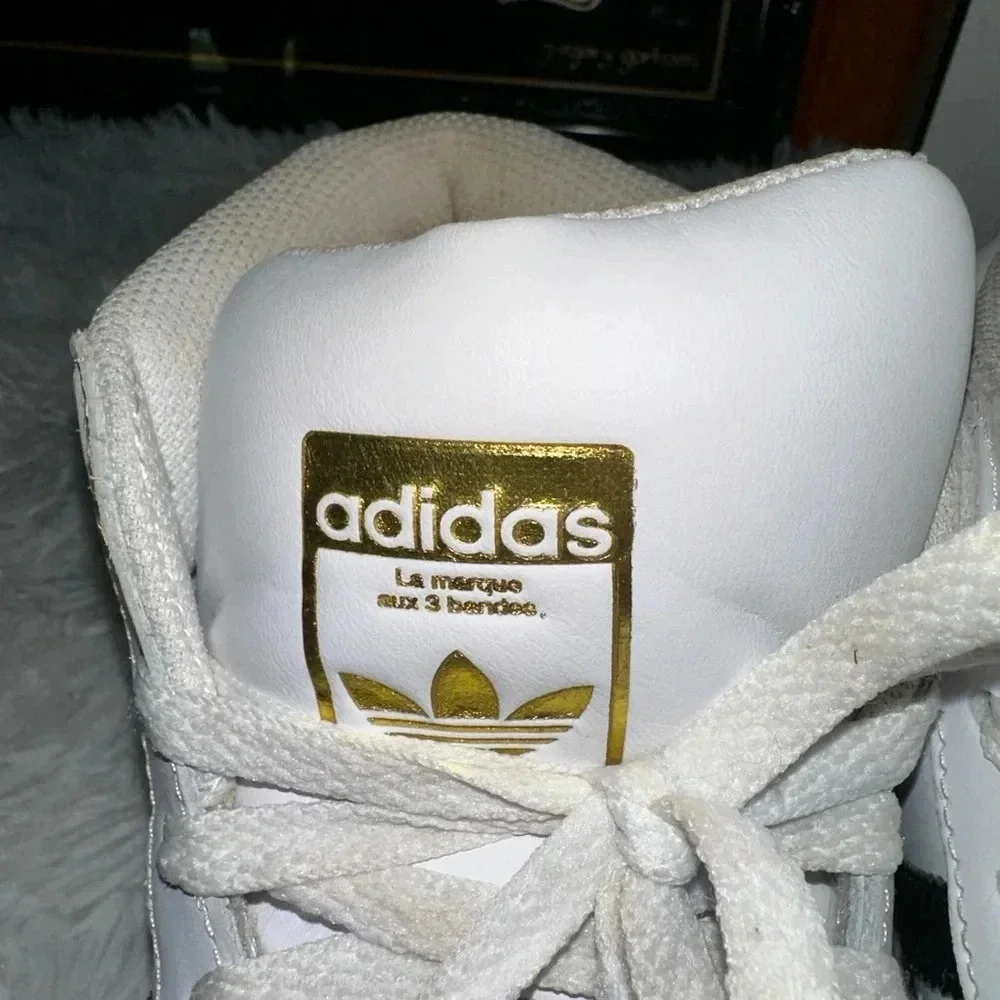 Rare Size 4.5Adidas Pro Model OG White/Black/Gold